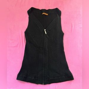 Black Tank Top Sweater